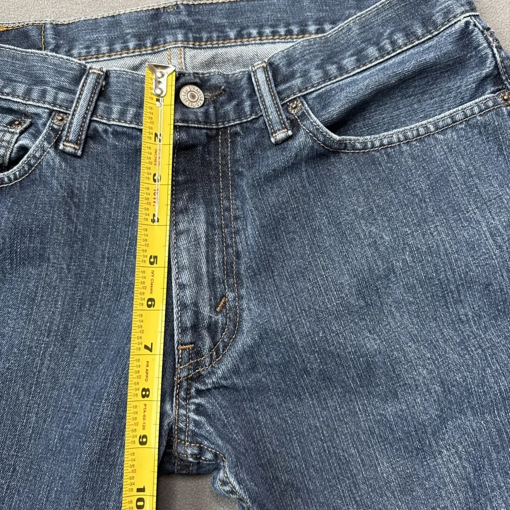 VTG Levis 514 Jeans Mens 33x34 Blue Slim Straight Y2K 100%‎ Cotton Denim